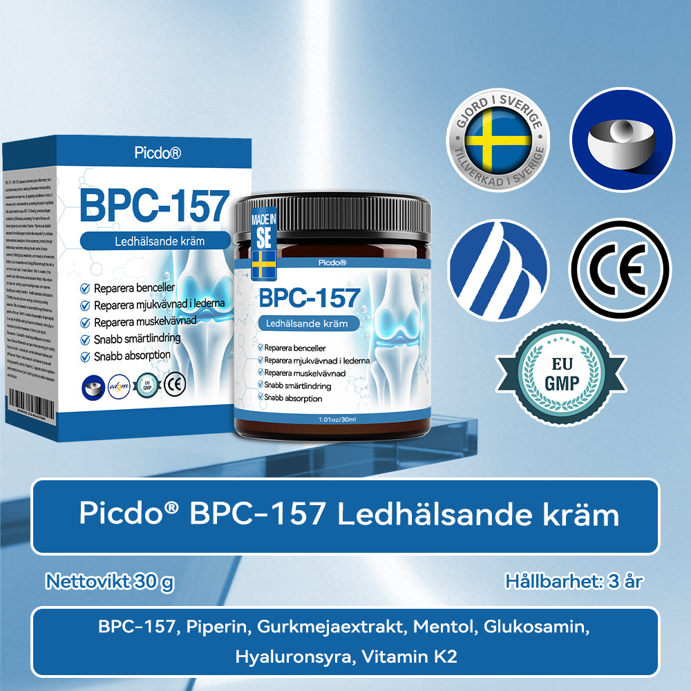 đŻđđŒđ±đŒÂź BPC-157 LedhĂ€lsande krĂ€mđŠŽBehandlar artrit, neuropati, reumatism, idrottsskador och mer dĂ€rtill đč