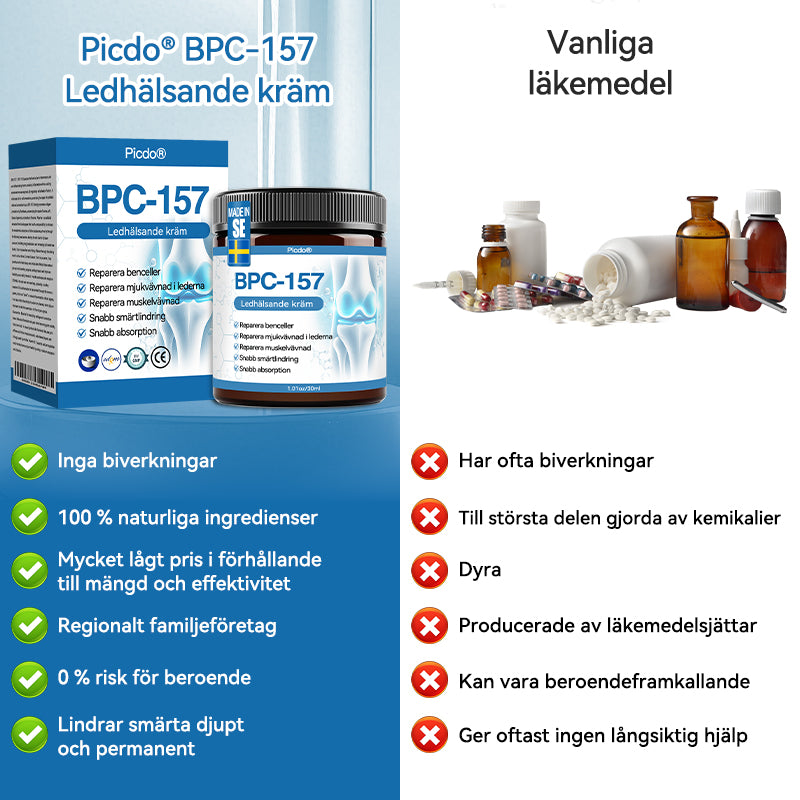 𝖯𝗂𝖼𝗱𝗼® BPC-157 Ledhälsande kräm🦴Behandlar artrit, neuropati, reumatism, idrottsskador och mer därtill👍