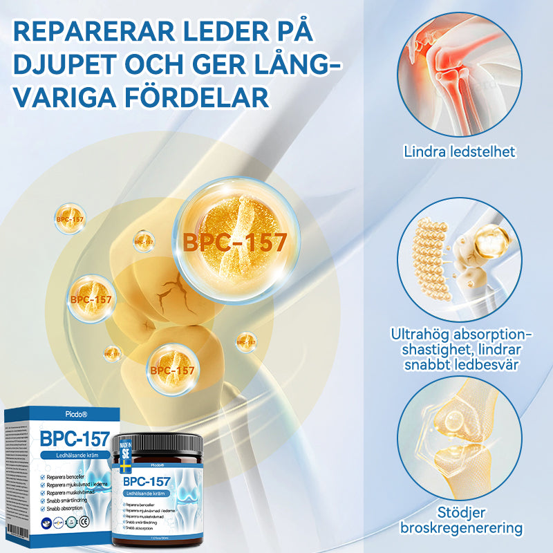 𝖯𝗂𝖼𝗱𝗼® BPC-157 Ledhälsande kräm🦴Behandlar artrit, neuropati, reumatism, idrottsskador och mer därtill👍