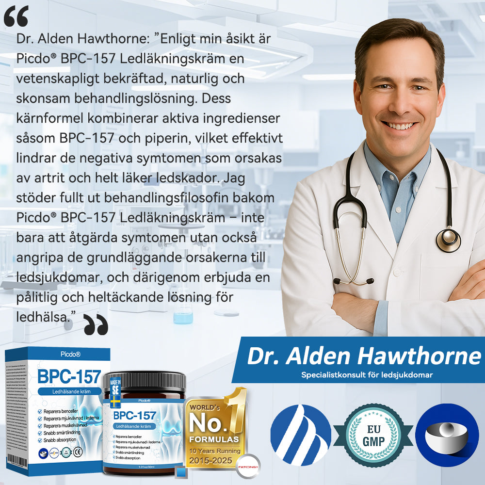 𝖯𝗂𝖼𝗱𝗼® BPC-157 Ledhälsande kräm🦴Behandlar artrit, neuropati, reumatism, idrottsskador och mer därtill👍